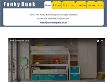 Tablet Screenshot of funkybunk.co.uk